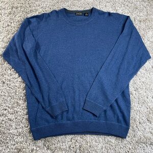 PGA Tour Men's Blue Crewneck Sweater